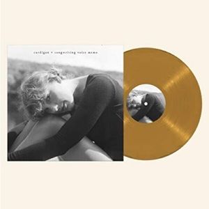 Cardigan + Songwriting Voice Memo 12 inch Vinyl (Gold Limited Edition)